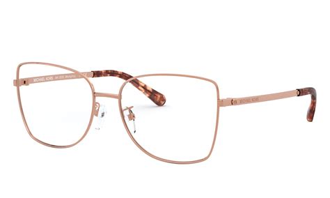 rose gold michael kors eyeglasses